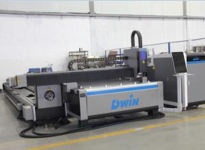 China Rotary Device Laser Pipe Cutting Machine DWIN 1000W Laser Iron Cutter wholesale