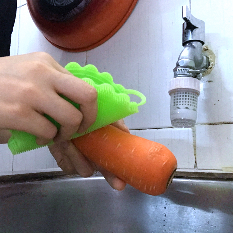 best selling products as seen on tv 2018 household items Silicone Cleaning Brush sponge scrubber