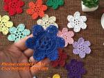 Golden Venise Lace Trim Flower Motif Ribbon Crafts