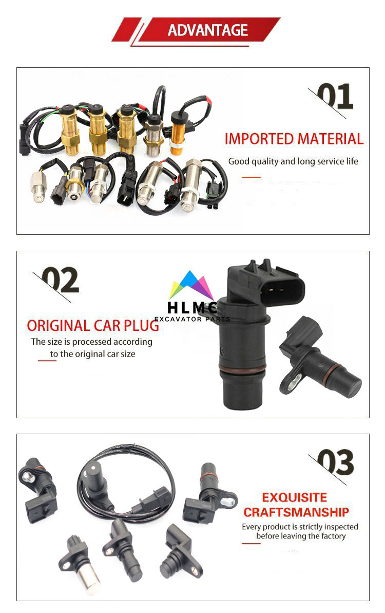 TOSD‑04‑334 4326596 4984223 4326595 Crank Position Sensor Excavator Accessory Part Car Crankshaft Position Sensor 24V