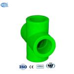 Green PPR Pipe Fitting Reducing Tee