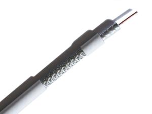 China Economy RG6 CATV Coaxial Cable18 AWG CCS 40% Aluminum Braiding for Satellite TV wholesale