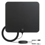 Indoor 25 50 miles with amplifier outdoor omni 100miles car amplified outdoors