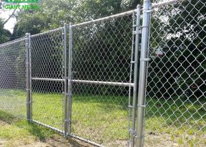 China Galvanzied W1000mm Chain Link Metal Garden Fence Gate wholesale