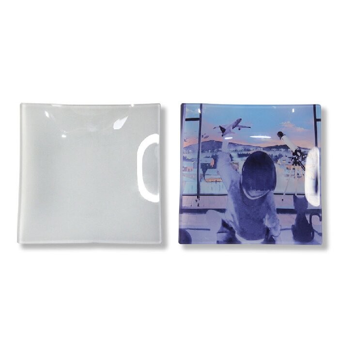 Personalized Blank Sublimation Glass Plate For Sublimation Printing