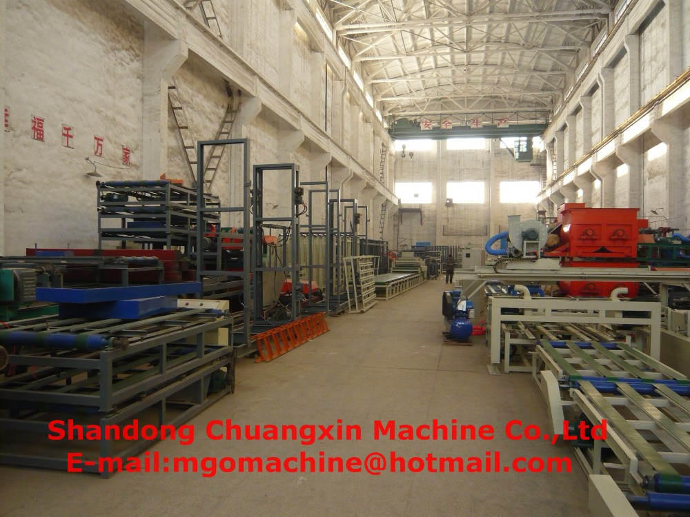 Cement And Mgo Wall Sandwich Panel Production Line With Fully Automatic