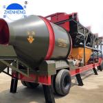 75m3/Hr Mobile Concrete Batching Plant YHZM75 Concrete Mixng Plant