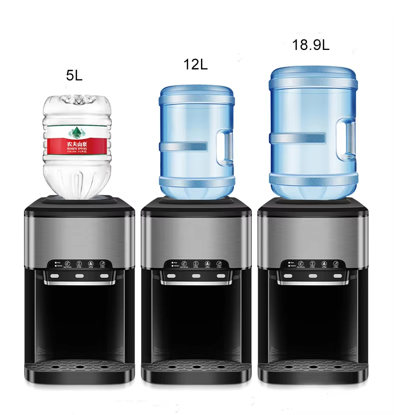 25kg Bullet Ice Making Machine for Small Home and Commercial 3 in 1 Water Dispenser Single Ice Time 8-12 Minutes