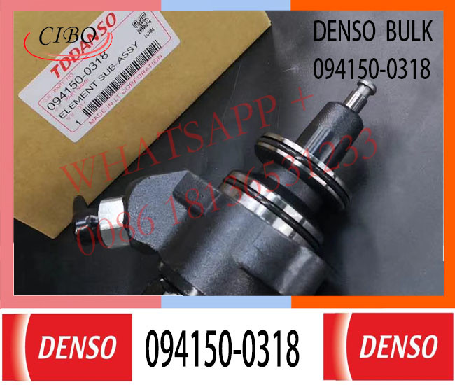 094150-0318 Common Rail Diesel Fuel Pump Element Assy HP0 Plunger 094150-0330 094150-0618