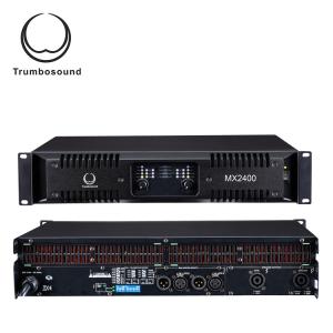China Digital amplifier professional power amplifier 2 channel amplifier 2x2400W , MX2400 wholesale