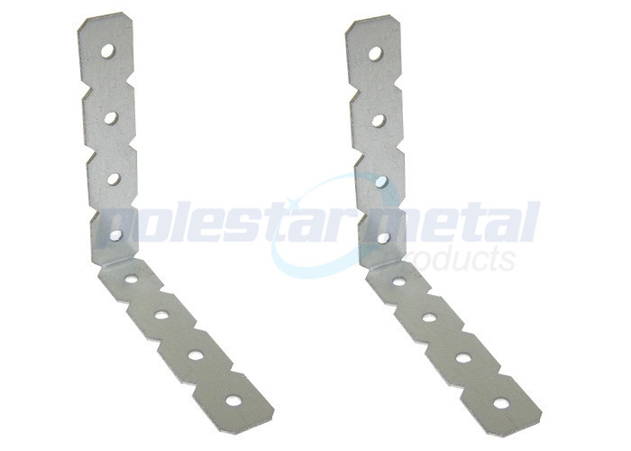 Home 25mm Zinc Plated Angle Brackets / Heavy Duty Garage Shelf Brackets