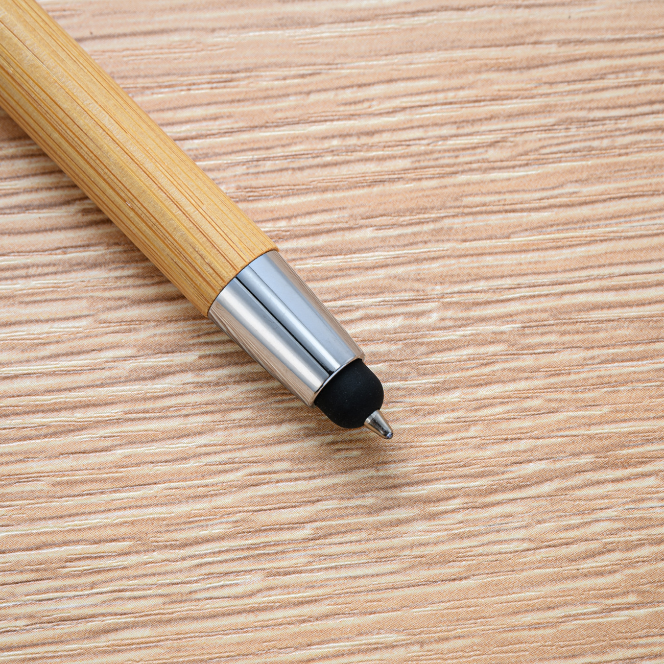 Custom LOGO Eco Friendly Bamboo Gel Ballpoint Pens Bamboo Pen Erasable