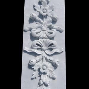 China Marble stone relief wall flower carving panels with polished,China stone carving Sculpture supplier wholesale