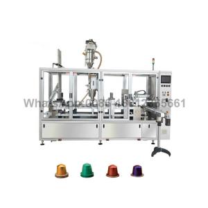 China Two Lanes Nespresso Coffee Capsule Filling And Sealing Machine wholesale