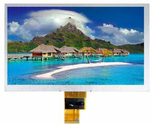 China 280 Nit 40 Pins TFT LCD Color Monitor LVDS Display 7 Inch 1024x600 wholesale