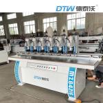 50mm Depth 6KW Wood Drilling Machine Door Hinge Boring Machine 4 Heads