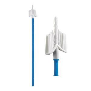 China Sterile EO NMPA Cervical Swab Brush With Flocked Tip wholesale