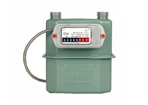 China Classic Aluminum Diaphragm Prepaid Ultrasonic Flow Gas Meter G1.6 Home Use on sale