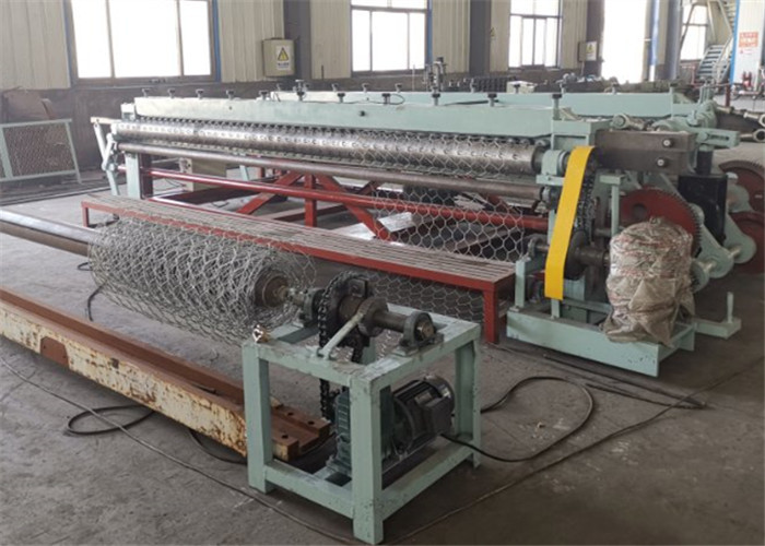 Horizontal Type 0.5m 7.5kw Gabion Mesh Machine