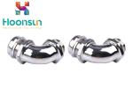Driflex 90 Degree Nickel Plated Brass Metal Hose Fittings Flexible Hose