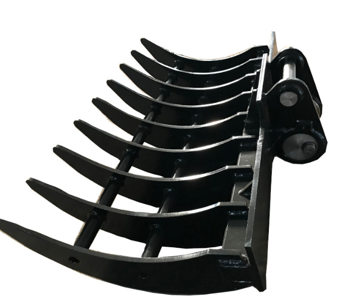 PC335 PC330 Excavator Rock Rake Garden Grass Leaf Cleaning Rakes