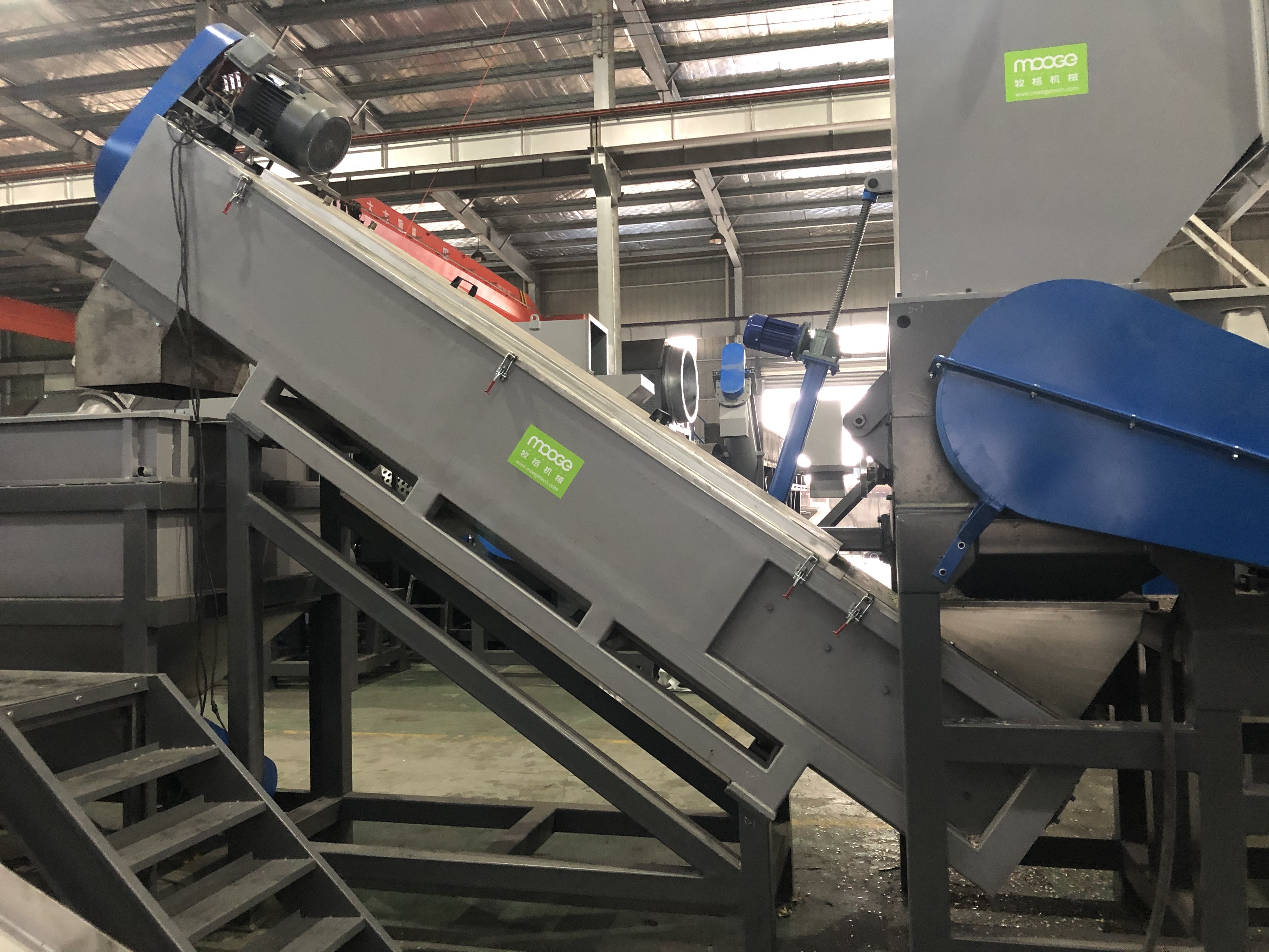LDPE Mulching Film Recycling Machine LLDPE Film Shredder Machine