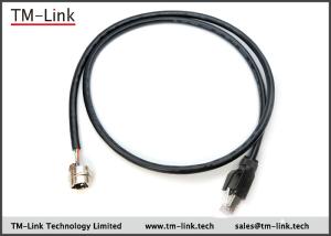 China Zinc IP67 waterproof RJ45 male to female CAT6A industrial network cable wholesale