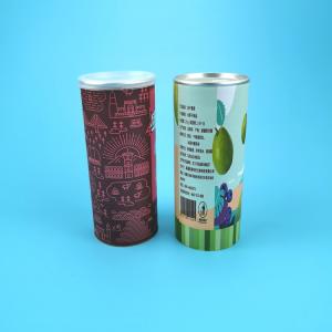 China CMYK Composite Paper Tube Packaging For Nuts Candy wholesale