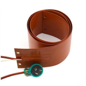 China 220v Flexible Silicone Heater 15mm , Silicone Heat Blanket Temperature Controller wholesale