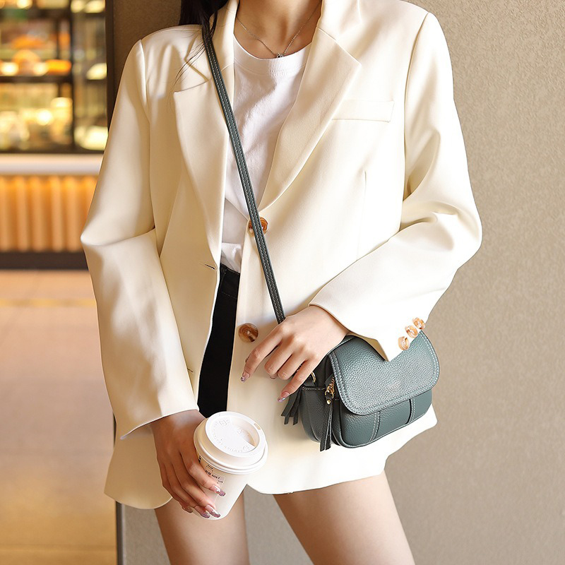 Custom LOGO Women's Handbag 2024 Fashion 100% Cowhide Leather Waterproof No Decoration