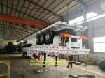 Double Speed Heavy Duty Semi Trailers 20ft 40ft Container Flat Bed Semi Trailer