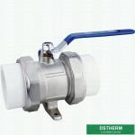 Ppr Double Union Ball Valve Male Female Union Ball Valve High Pressure Strong