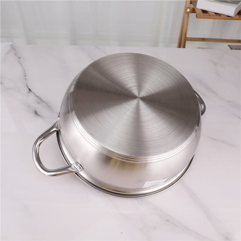 Double Bottom Stackable Steamer Pot With Combination Cover