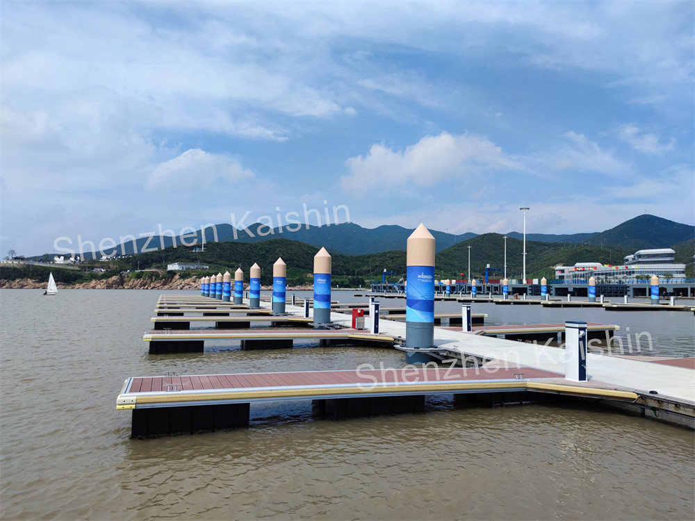 Durable Marine Finger Dock With HDPE EPS Foam Floats Aluminium Floating Pontoon Yacht Boat Bridge