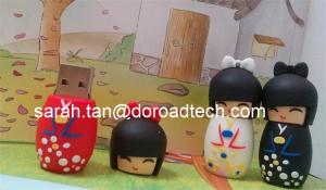 China High Speed Cute Cartoon Shape 3D Soft PVC USB Flash Disk, USB Flash Drives wholesale