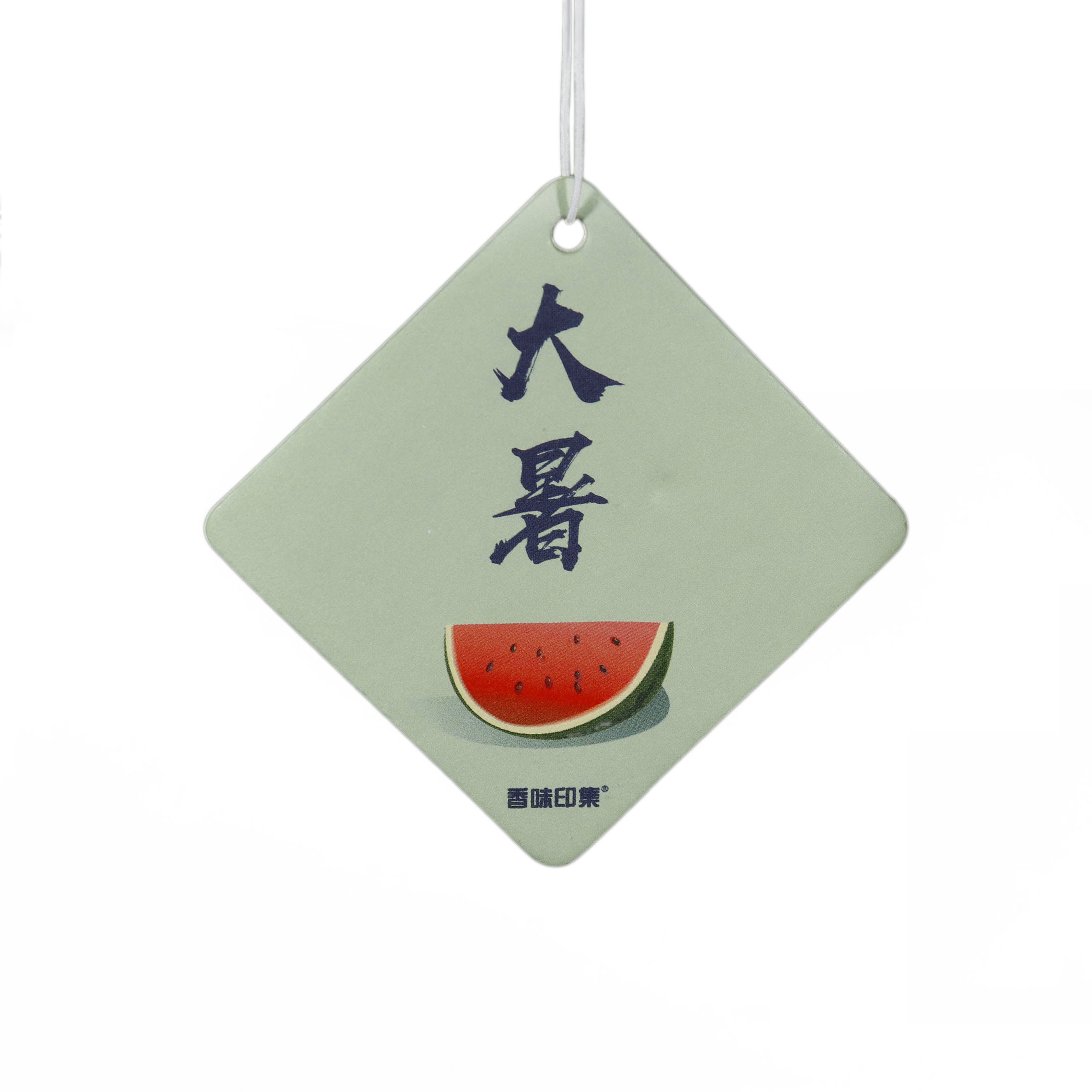 Eco Friendly Hanging Paper Air Freshener Both Sides Printing
