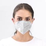 Safety Non Woven KN95 Protective Mask Folding With Breathing Valve Eco -