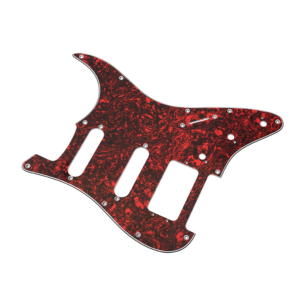 3Ply SSH Electric Guitar Pickguard Scratch Plate And Back Plate Set For American ST Style Electric Guitar