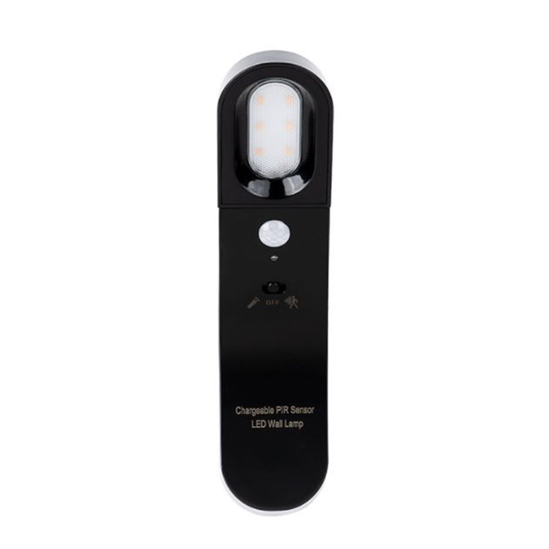 Wireless 1800mAH 6Leds USB Rechargeable Motion Sensor Light For Aisle