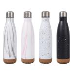 Cola Shaped Double Wall Vacuum Insulated Stainless Steel Water Bottle 500ML