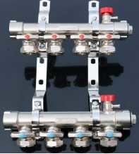 China Automatic Air Removal Central Heating Manifold , Water Supply Manifold A9 wholesale