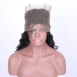 Real Natural Wave 360 Lace Frontal Closure Hand Tied With Baby Hair