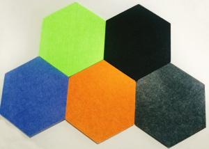 China Recording Studio Hexagon Acoustic Wall Panels Polyester Fiber PET Sound Absorb wholesale