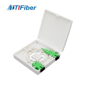 China SC / APC 2 Ports Fiber Optic Cable Mini Termination Box For FTTH wholesale