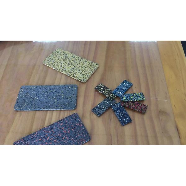 Blue Rubber Floor Rolls 500x500mm 1000x1000mm Black Rubber Mat Roll