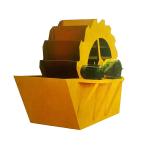 Quality Muddy Sand Gravel Bucket Wheel Sand Washer With AC Motor