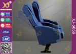 Cold Rolled Steel Leg Cinema Seating Furniture Movie Theater Chair With Soft