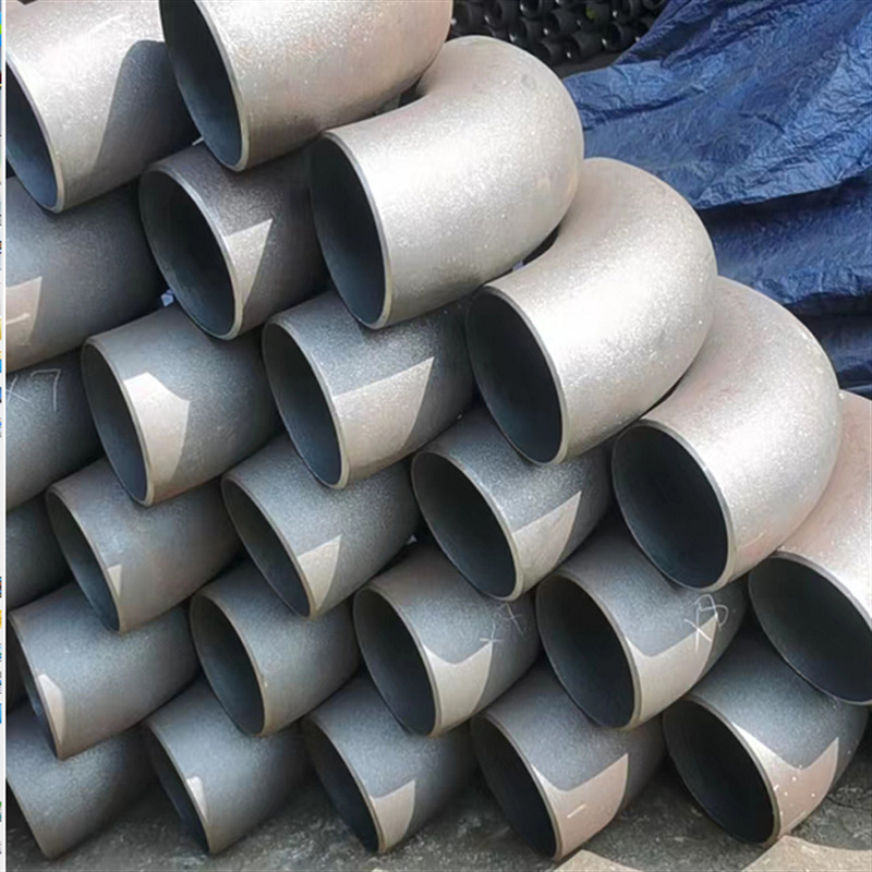 Round Head Code Butt Welded 45 90 Degree Elbow Customizable 317L Elbow ASTM A403 WP317L Forged Stainless Steel Pipe Fittings