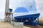 Concrete Machinery HZS25 Skip Hoist Stationary Concrete Batching Plant, Concrete