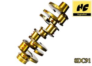 China Mitsubishi 8DC91 Diesel Engine Crankshaft Car Engine Spare Parts ME996186 wholesale